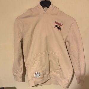 GOAT USA Cream Hoodie Boys XL Goats Hang Out on Top